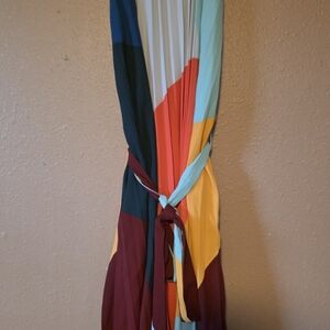 Skies Are Blue Multicolor Maxi Dress